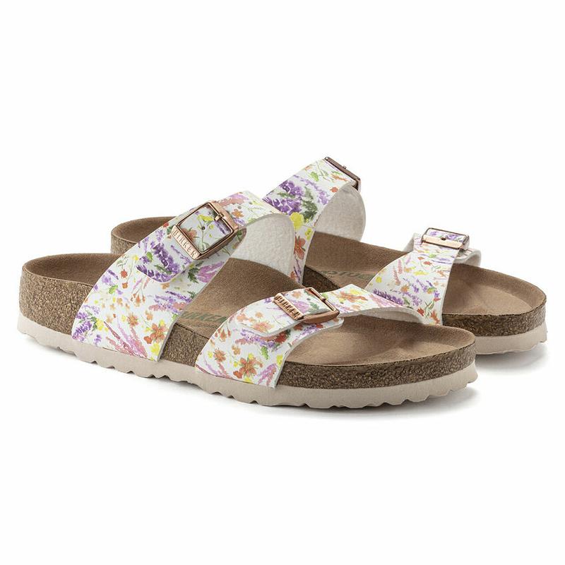 Birkenstock Sydney Summer Birko Flor Sandaler Dame Lyserød | DK 361HAP